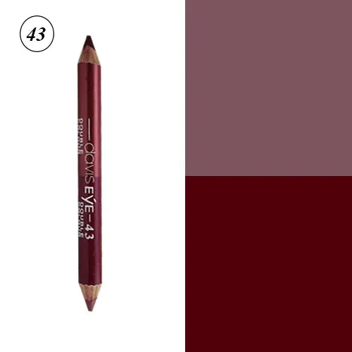 12 Colors Highlighter Glitter Eyeshadow Eyeliner Pen makeup durable Waterproof  sweatproof Double-Ended Eyes Pencil Makeup
