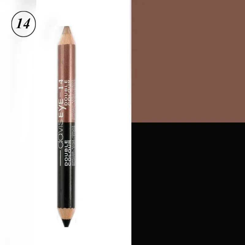 12 Colors Highlighter Glitter Eyeshadow Eyeliner Pen makeup durable Waterproof  sweatproof Double-Ended Eyes Pencil Makeup