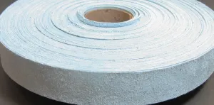 1" Flat Baby Blue Pig Suede Binding (5 yds) 1000NP2 trim tape; edge binding; leather tape