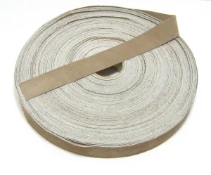 1" Flat Taupe Pig Split Suede Binding (5 yds) 1000NP4 - edge binding; trim tape