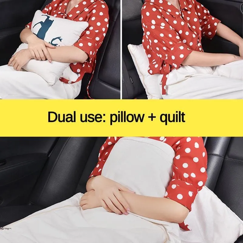 2-In-1 Foldable Pillow Blanket