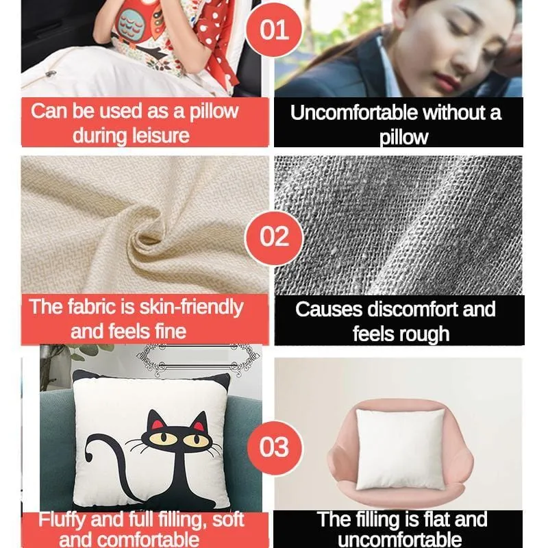 2-In-1 Foldable Pillow Blanket
