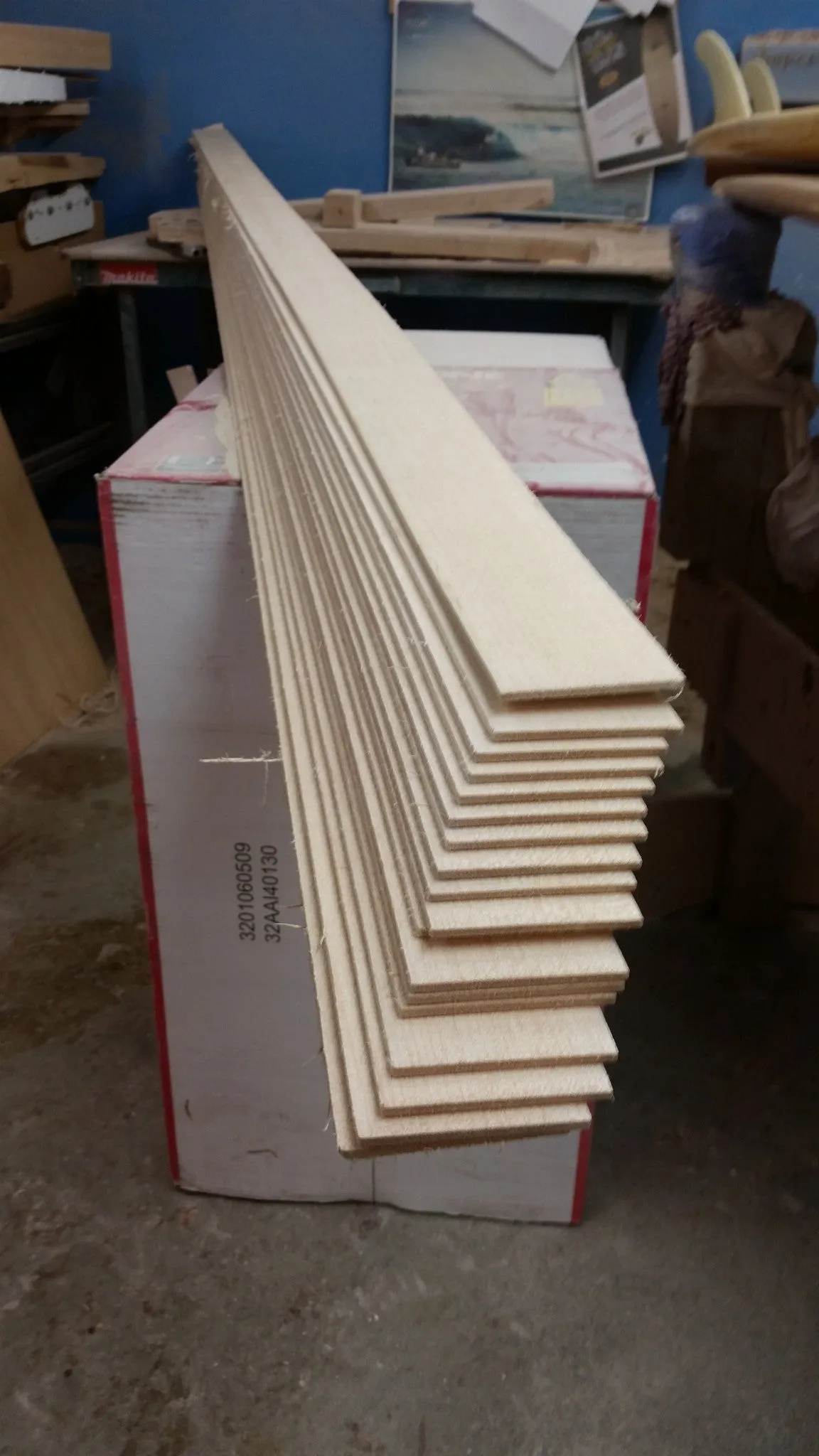 300mm long Raw balsa wood