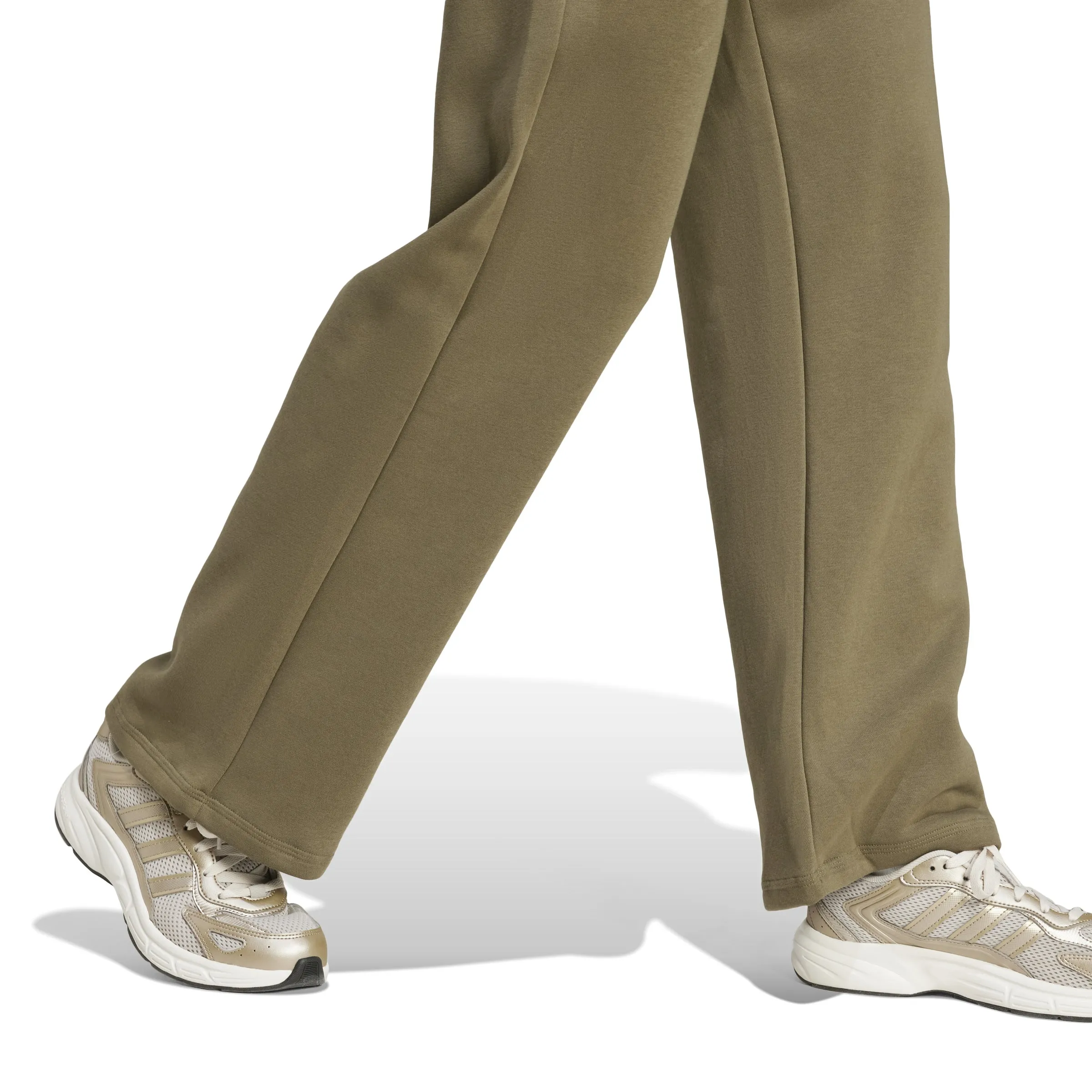 adidas Essentials Small Logo Feel Cozy Open-Hem Womens Joggers