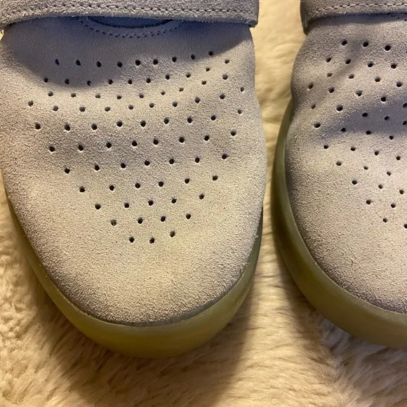 Adidas Mens Tubular Invader Suede Strap running Light Blue Mids CG5091 size 7