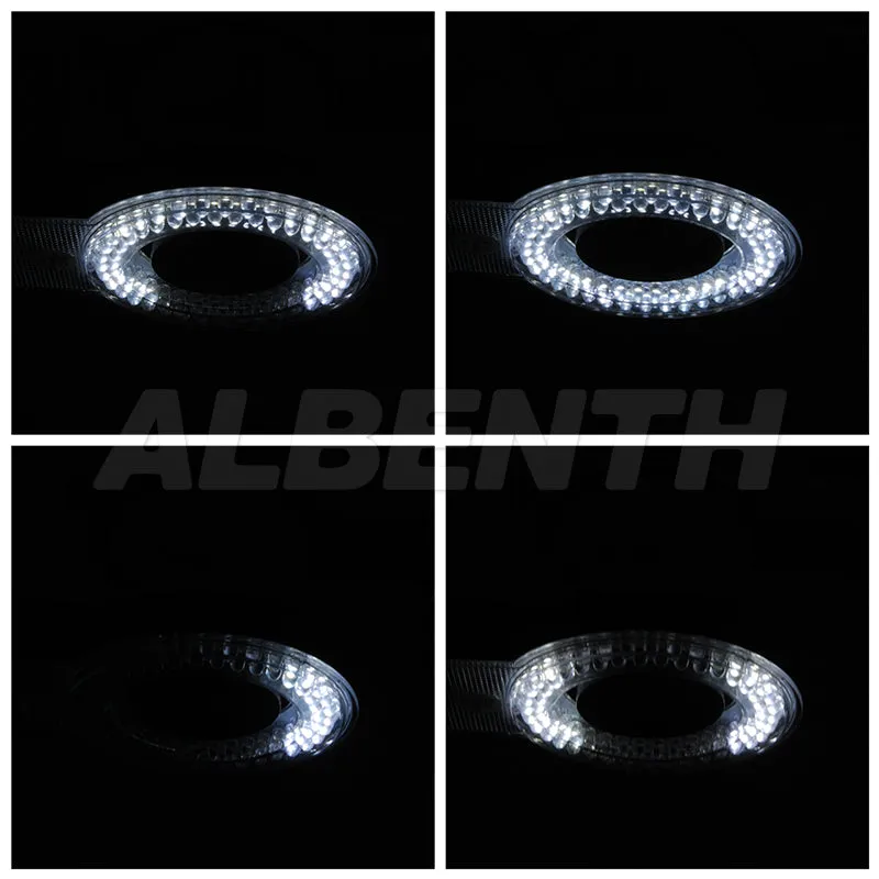 Albenth Microscope Ring Light 72 LED with Four-Zone Quadrant Control