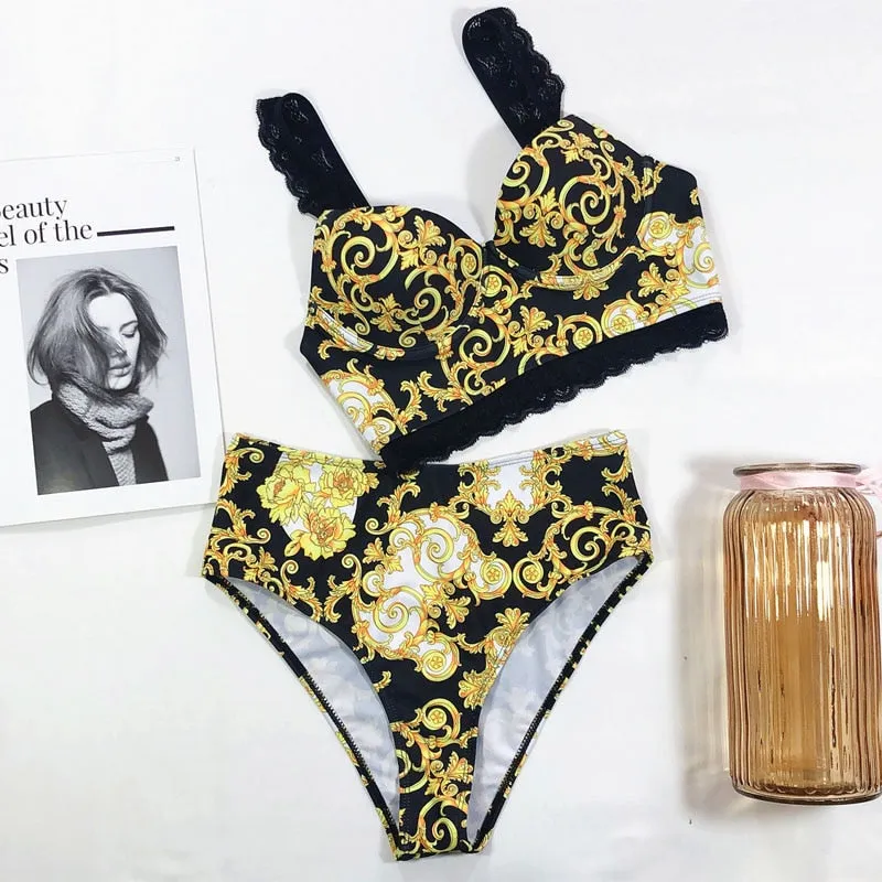 ARABELLA Sexy Bustier Two Piece Bikini