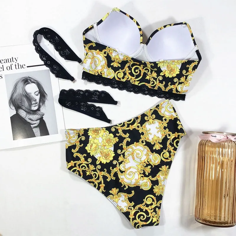 ARABELLA Sexy Bustier Two Piece Bikini
