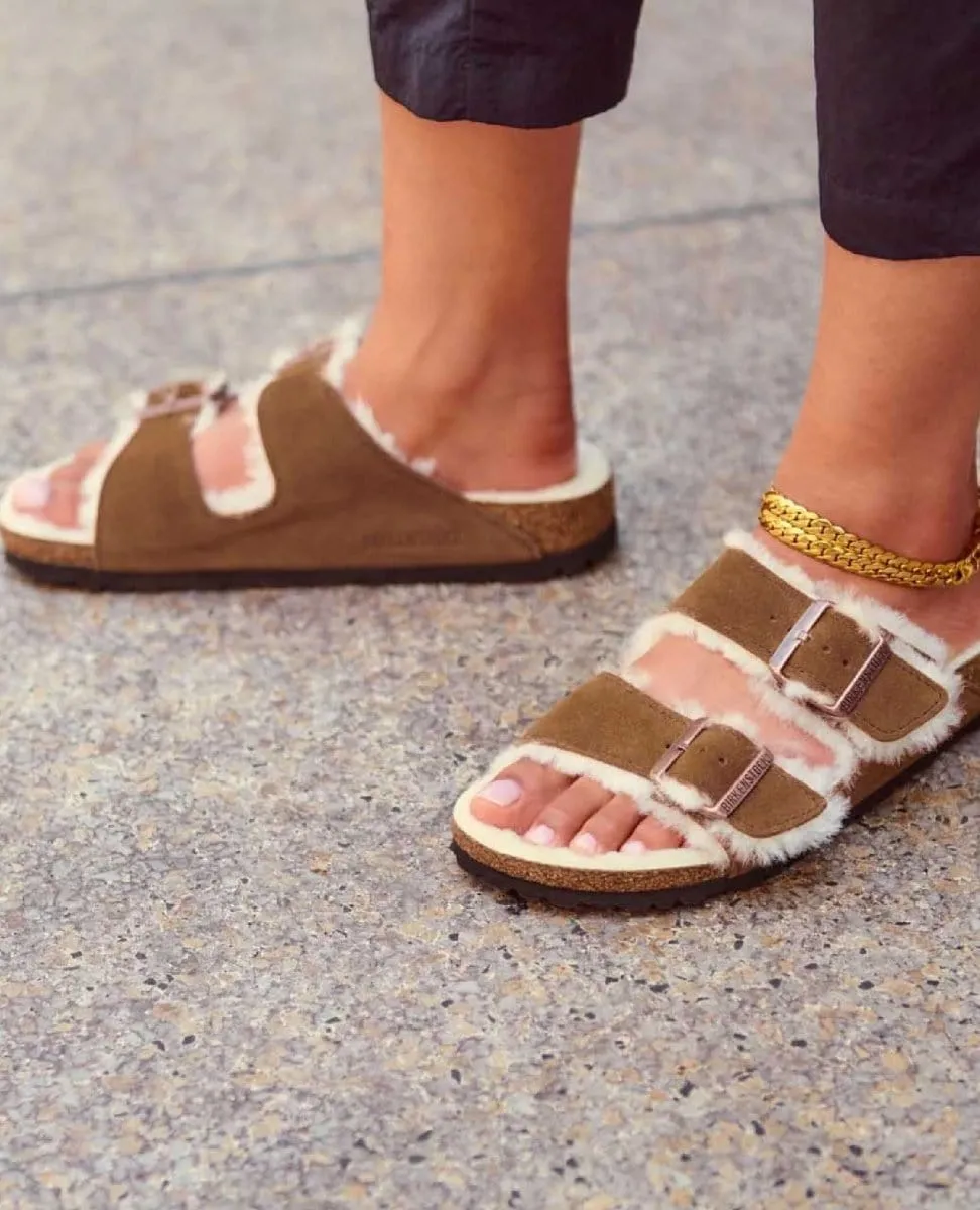 Arizona Cozy Shearling Suede Leather Mink