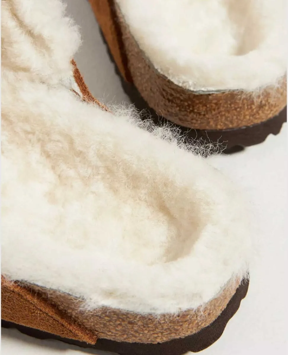 Arizona Cozy Shearling Suede Leather Mink
