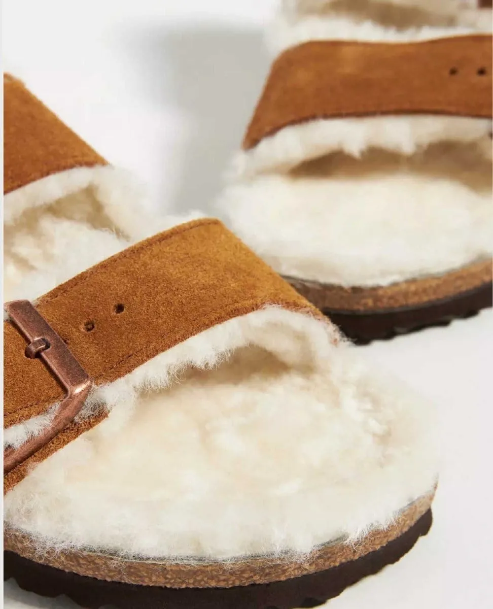 Arizona Cozy Shearling Suede Leather Mink
