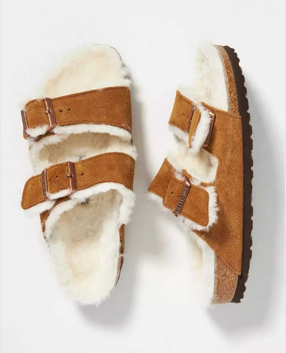 Arizona Cozy Shearling Suede Leather Mink
