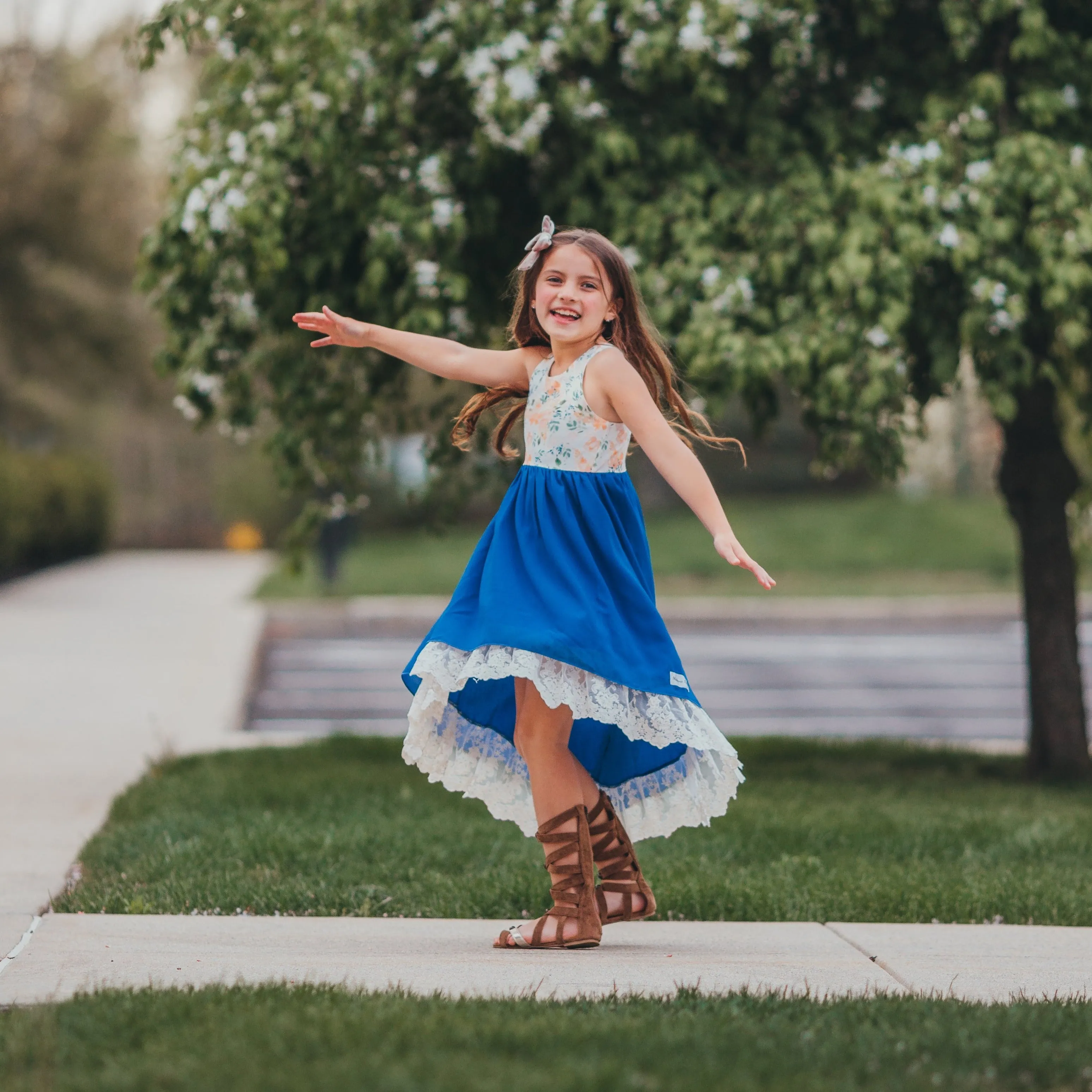 Ashlyn high low (size 2 and 14 only)