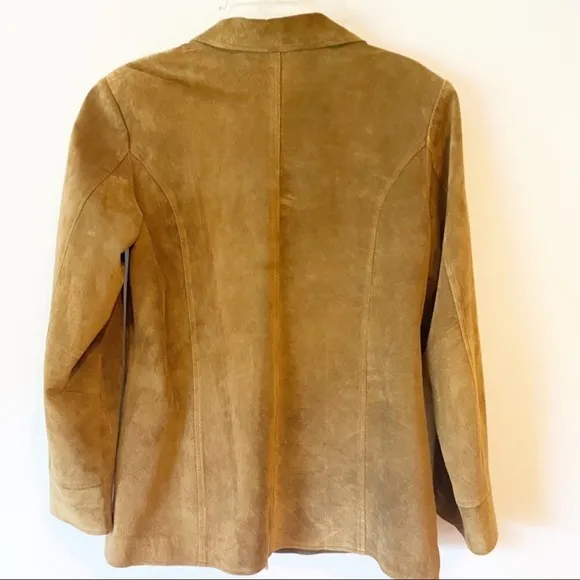 Atelier bt B. thomas womens leather suede jacket