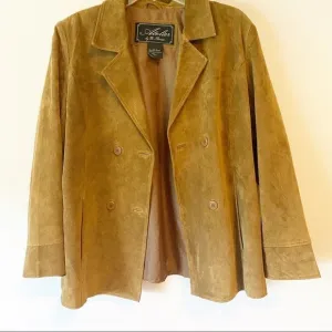 Atelier bt B. thomas womens leather suede jacket