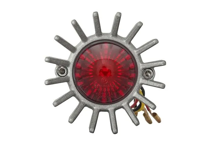BIG FIN TAIL LIGHT - LED - SHOT BLAST