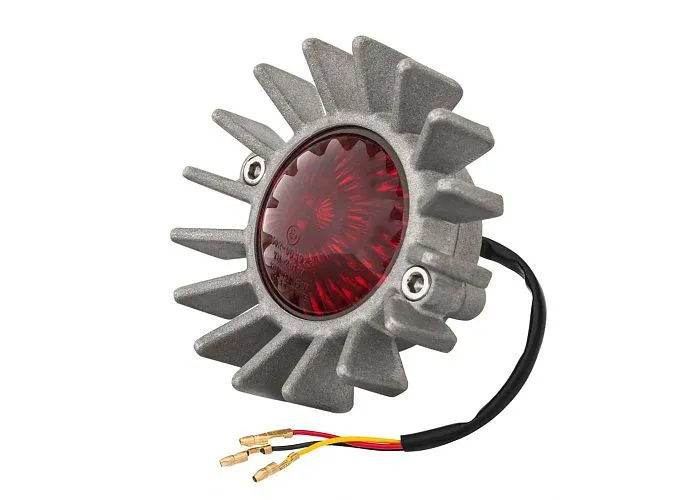 BIG FIN TAIL LIGHT - LED - SHOT BLAST