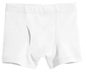 Boys Organic Boxer Briefs Seconds | Damage White