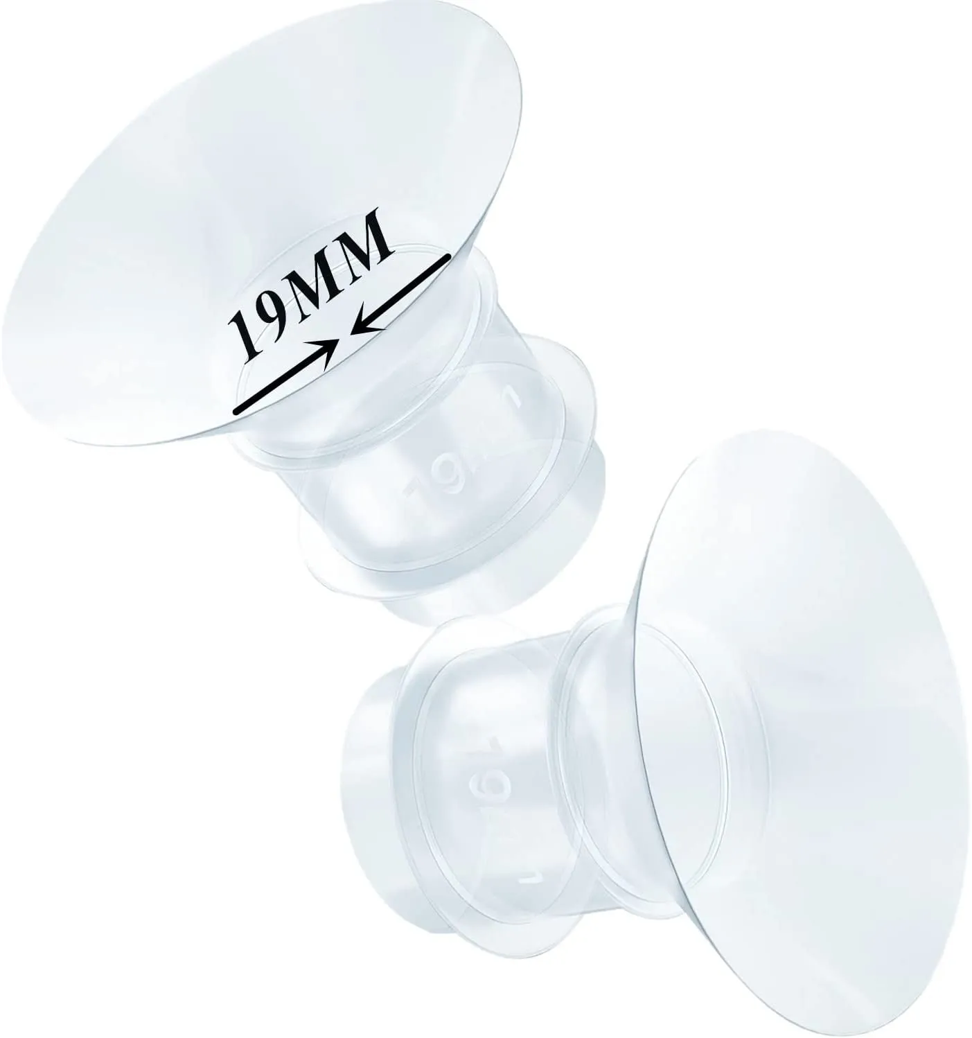 Breast Flange Size Converter For Express Cups & Breast Pumps - 17mm; 19mm or 21mm