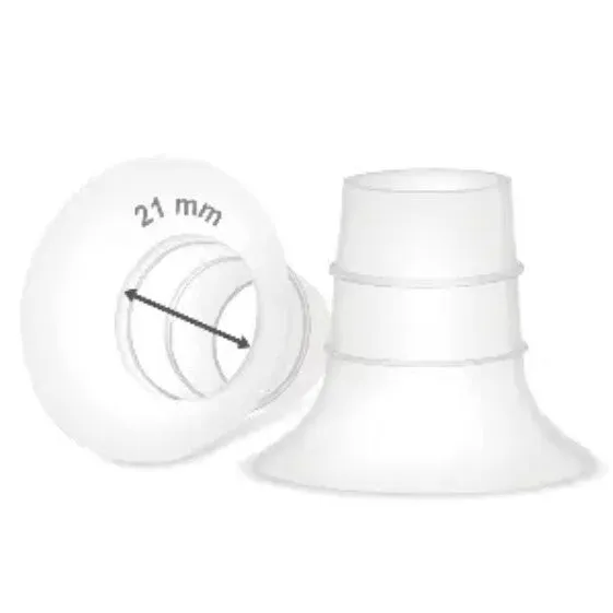 Breast Flange Size Converter For Express Cups & Breast Pumps - 17mm; 19mm or 21mm