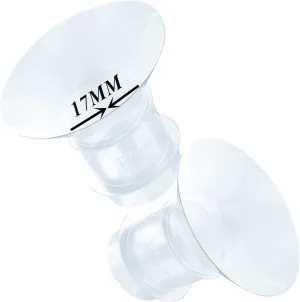Breast Flange Size Converter For Express Cups & Breast Pumps - 17mm; 19mm or 21mm