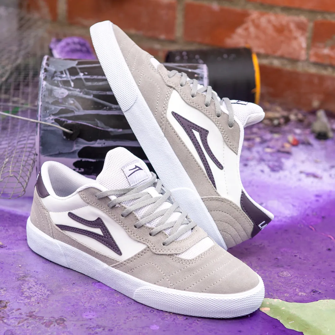 Cambridge - Grey/White Suede
