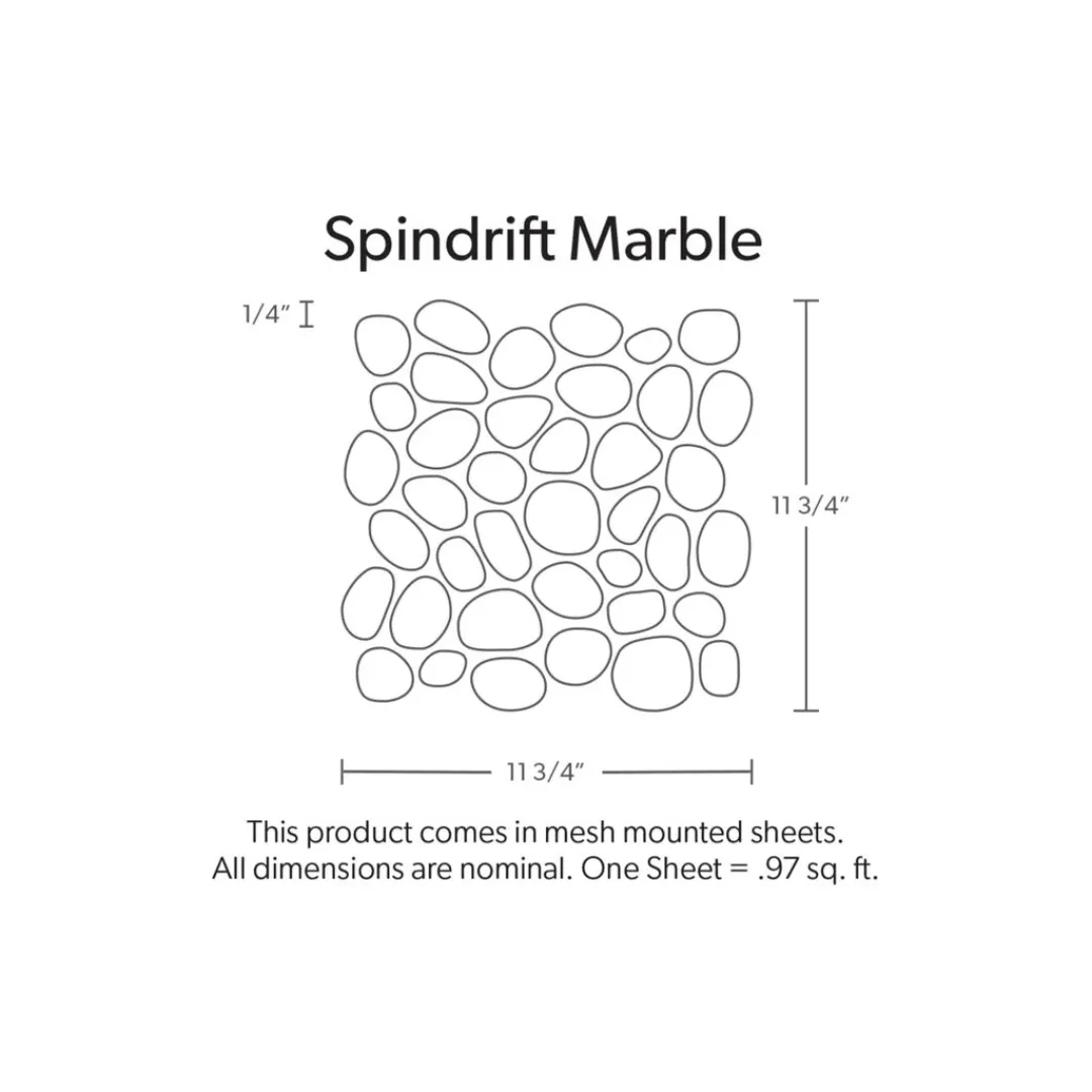CARRARA, SPINDRIFT MARBLE