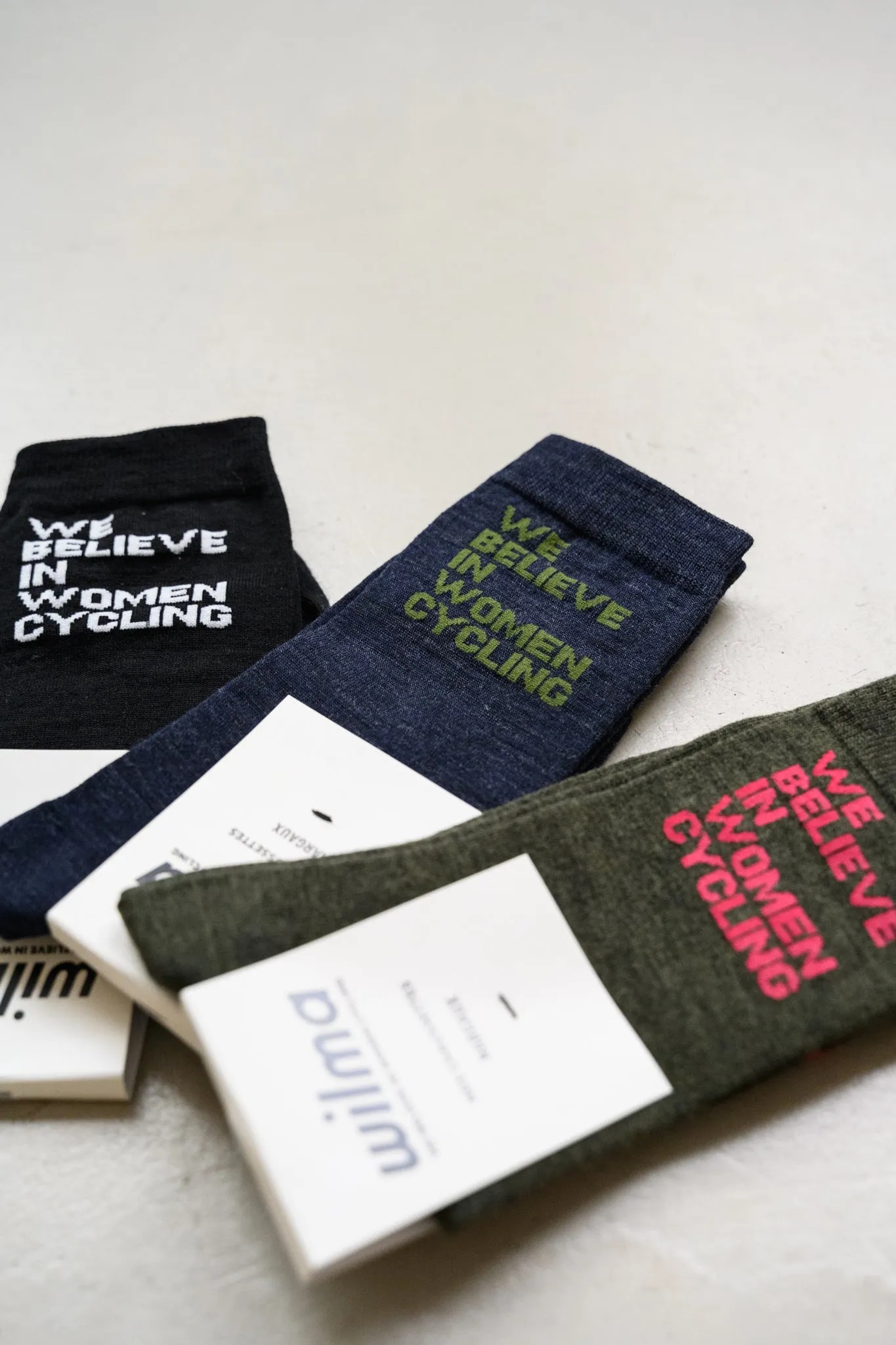 Chaussettes mérinos kaki - Margaux