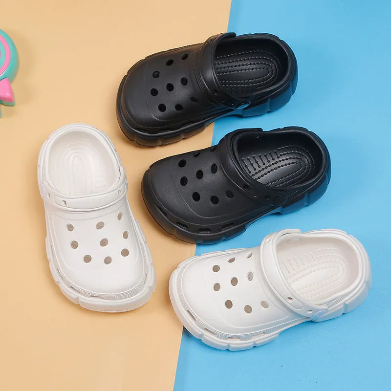 Children's Shoes. Children's Light Board Hole Shoes Women's Slippers Boys  Summer New Slippers