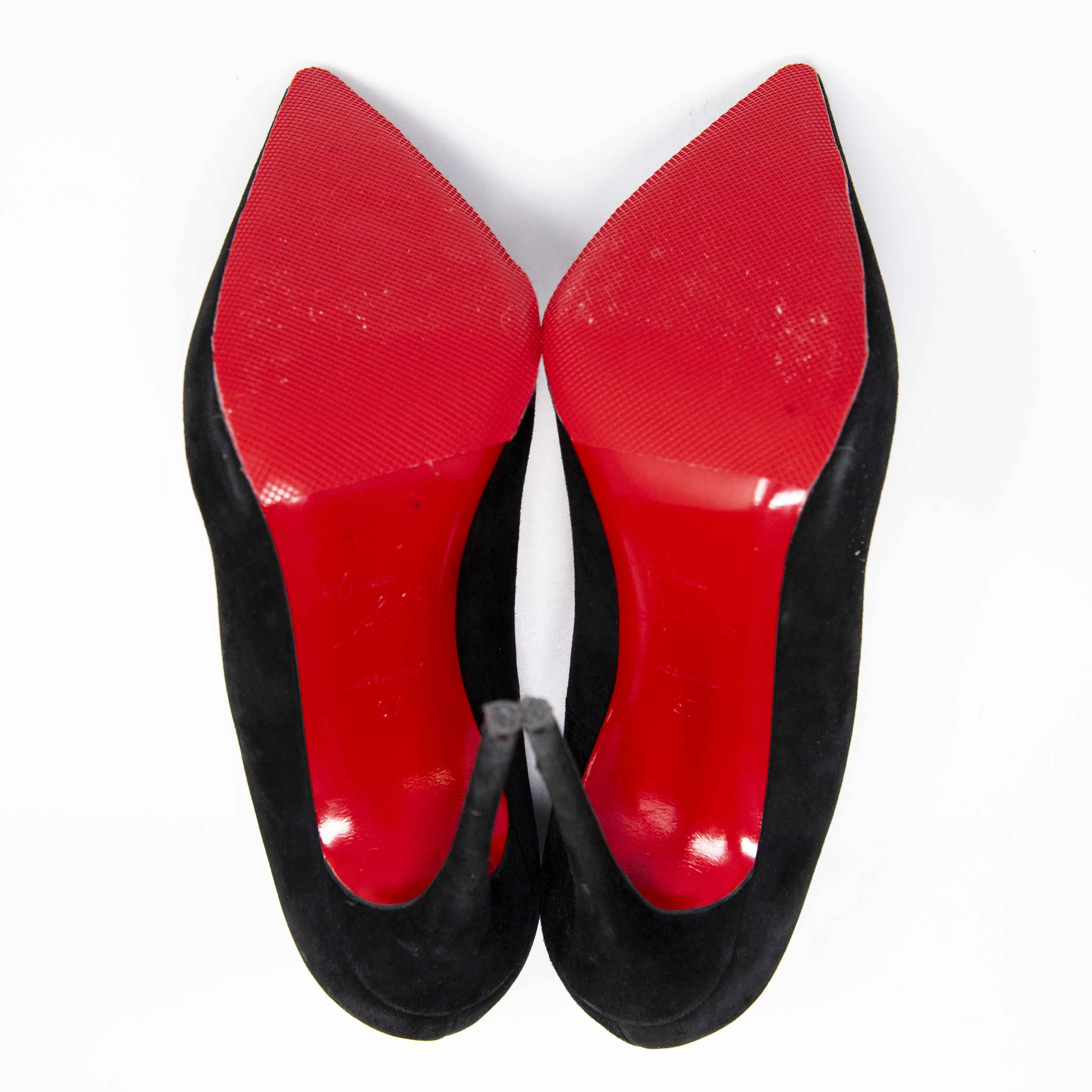 Christian Louboutin Black So Kate Pumps 37