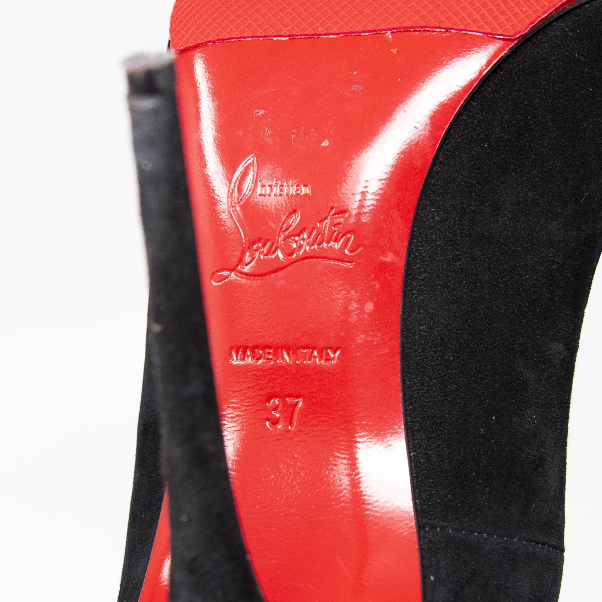 Christian Louboutin Black So Kate Pumps 37