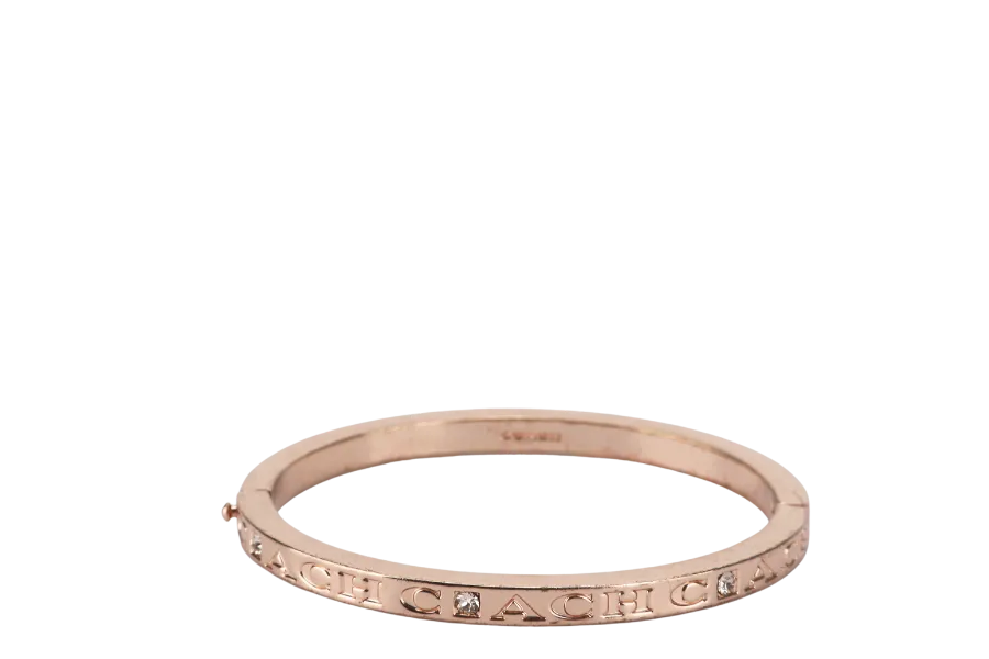 COACH LIGHT GP OVAL SHAPE BANGLE NO DUST COVER AND NO BOX