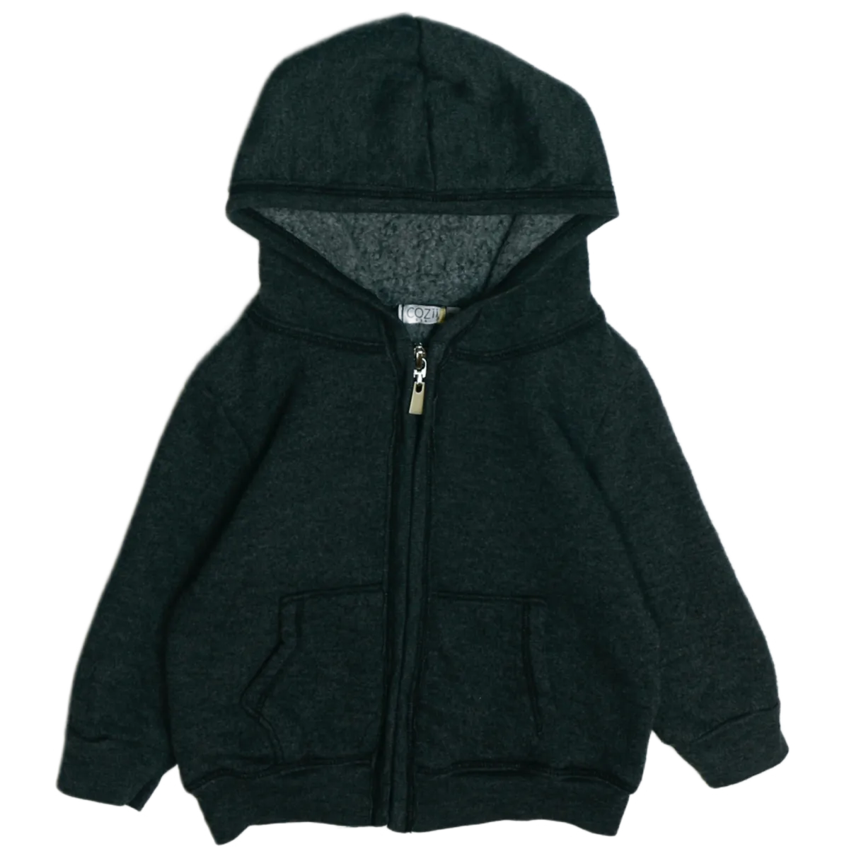 Cozii- Zip up Hoodie (DarK Grey)