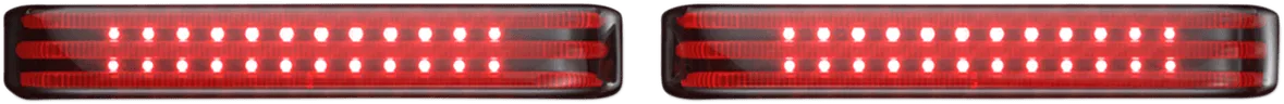 Custom Dynamics PB-SBSEQ-SS8-CS Probeam Sequential LED Saddlebag Light - Chrome With Smoke Lens