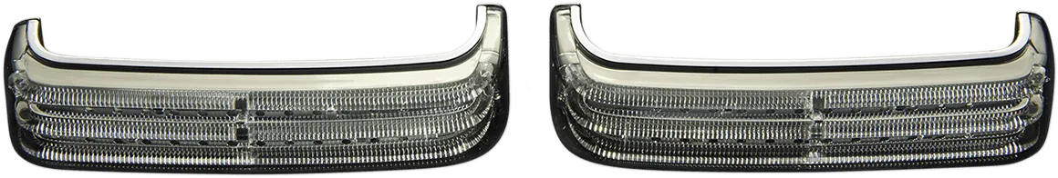 Custom Dynamics PB-SBSEQ-SS8-CS Probeam Sequential LED Saddlebag Light - Chrome With Smoke Lens
