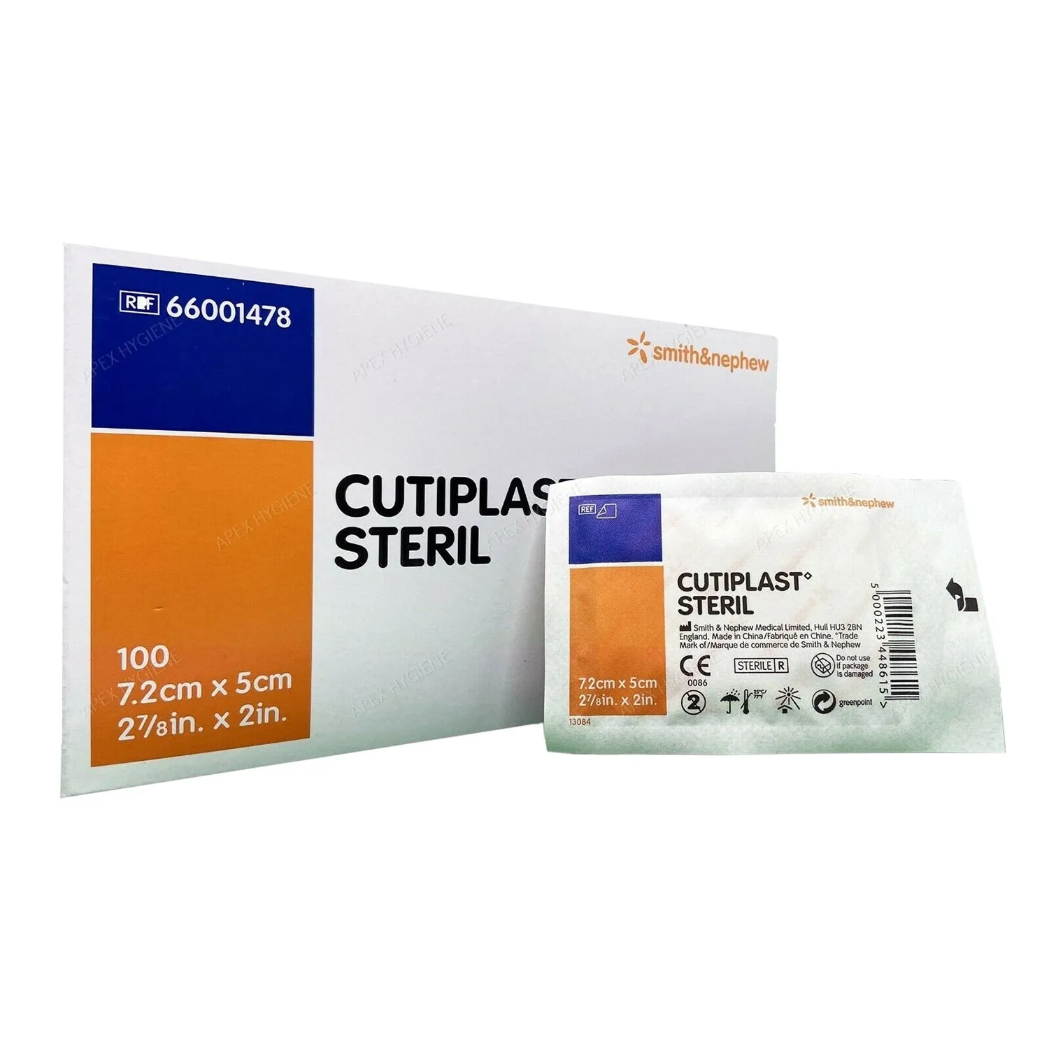 Cutiplast Absorbent Dressing | 7.2 x 5cm | Pack of 100