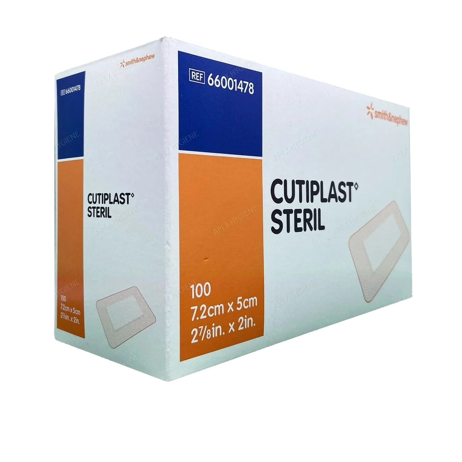 Cutiplast Absorbent Dressing | 7.2 x 5cm | Pack of 100