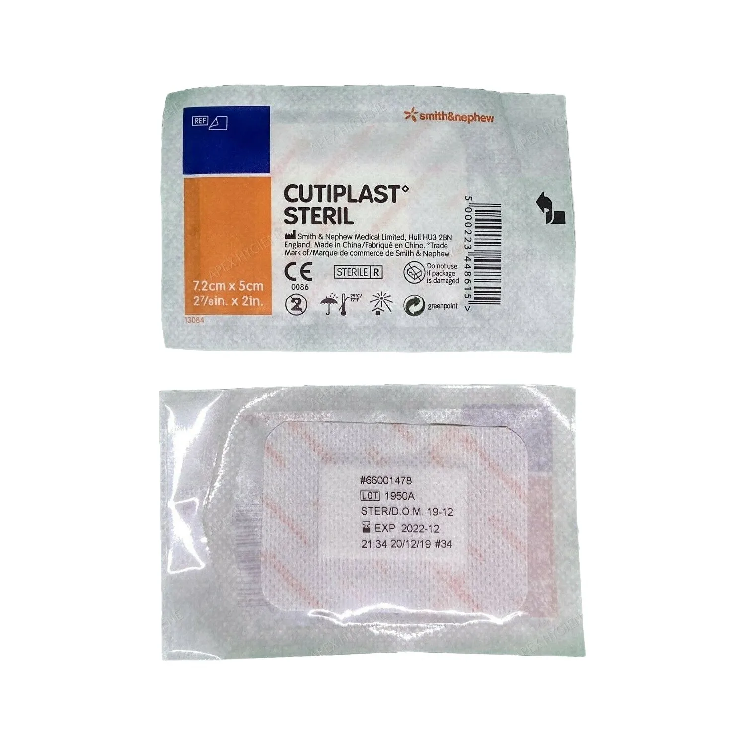 Cutiplast Absorbent Dressing | 7.2 x 5cm | Pack of 100
