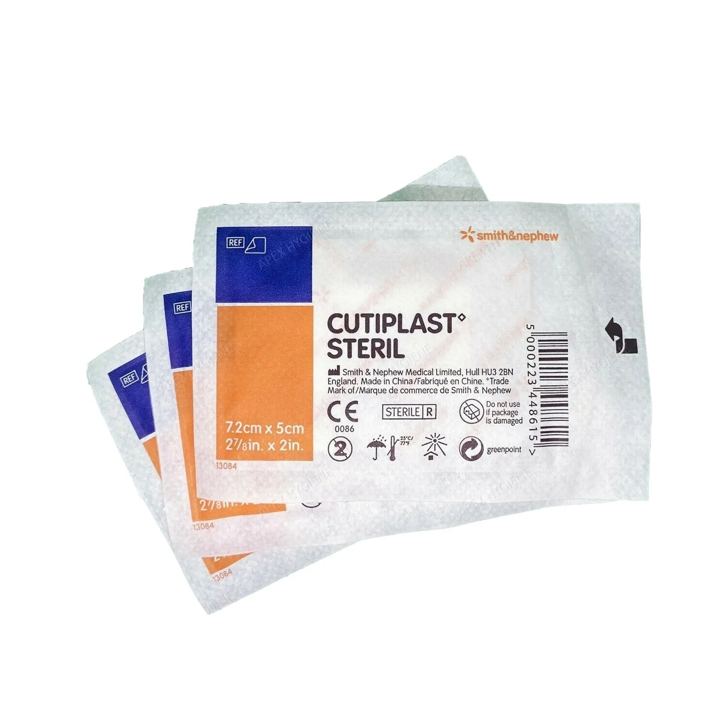 Cutiplast Absorbent Dressing | 7.2 x 5cm | Pack of 100