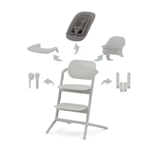Cybex LEMO 4 in 1 Highchair Set - Suede Grey