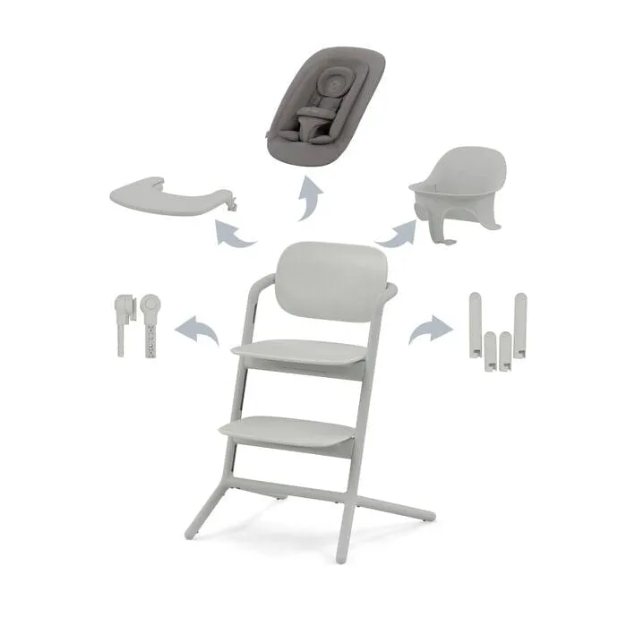 Cybex LEMO 4 in 1 Highchair Set - Suede Grey
