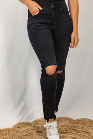 *Deals & Steals* High Rise Black Skinny Jeans