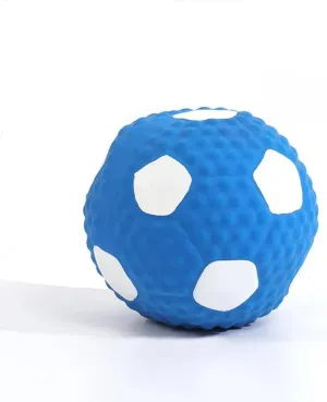 Dogs Ball Squeaky Blue & White
