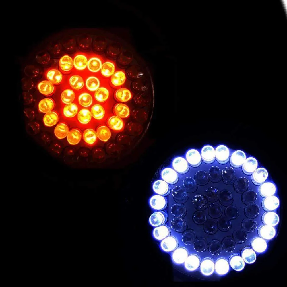 Eagle Lights 3 1/4" Front and Rear LED Turn Signal Kit For Harley Davidson Motorcycles - Generation I / Amber Rear Turn Signals