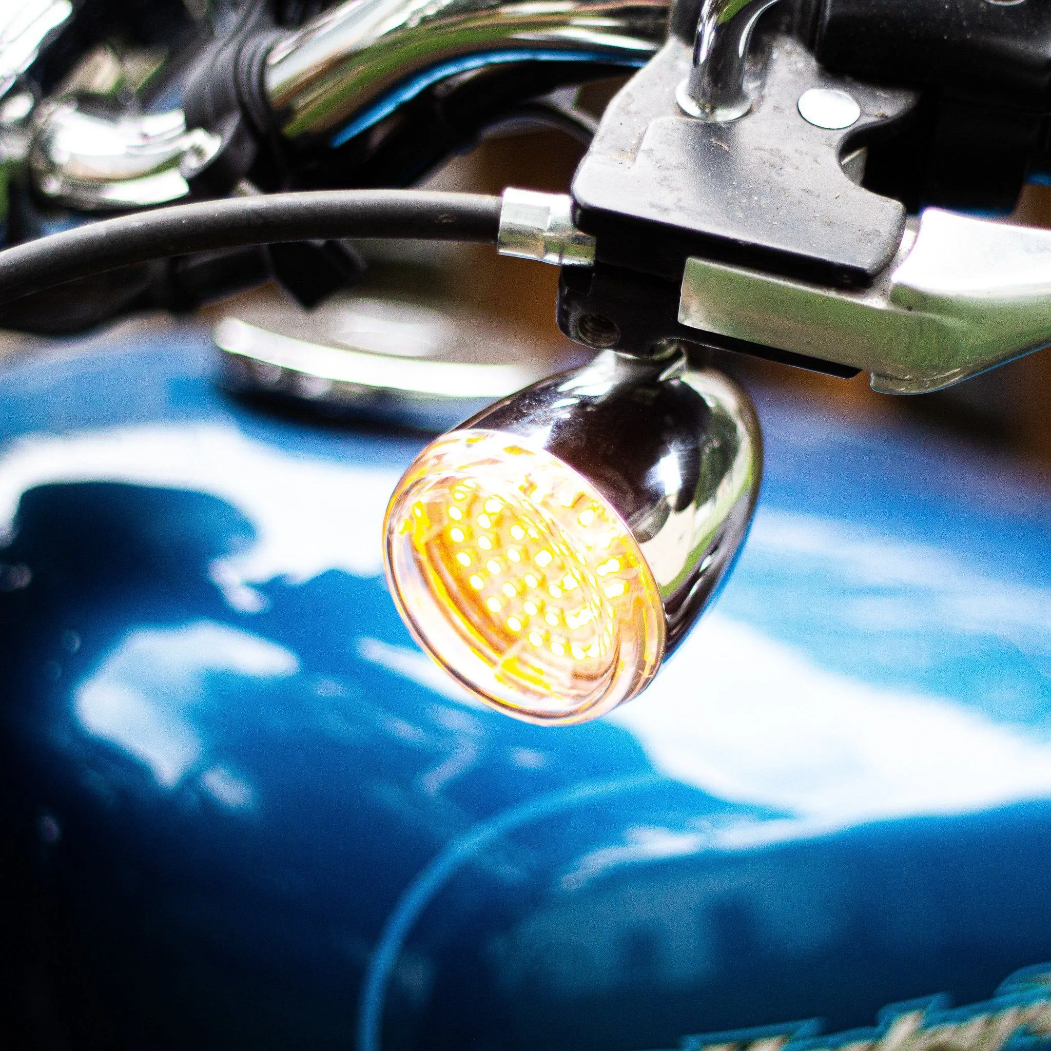Eagle Lights Generation II Premium LED Front Turn Signals with Full Running Light for Harley Davidson Motorcycles