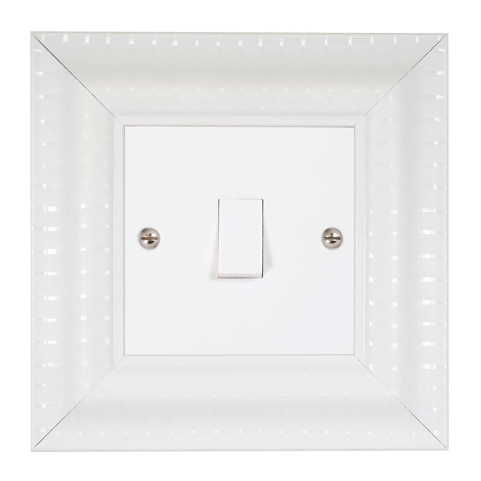 ElekTek Decorative Switch Surround Frame Cover Finger Plate Verona