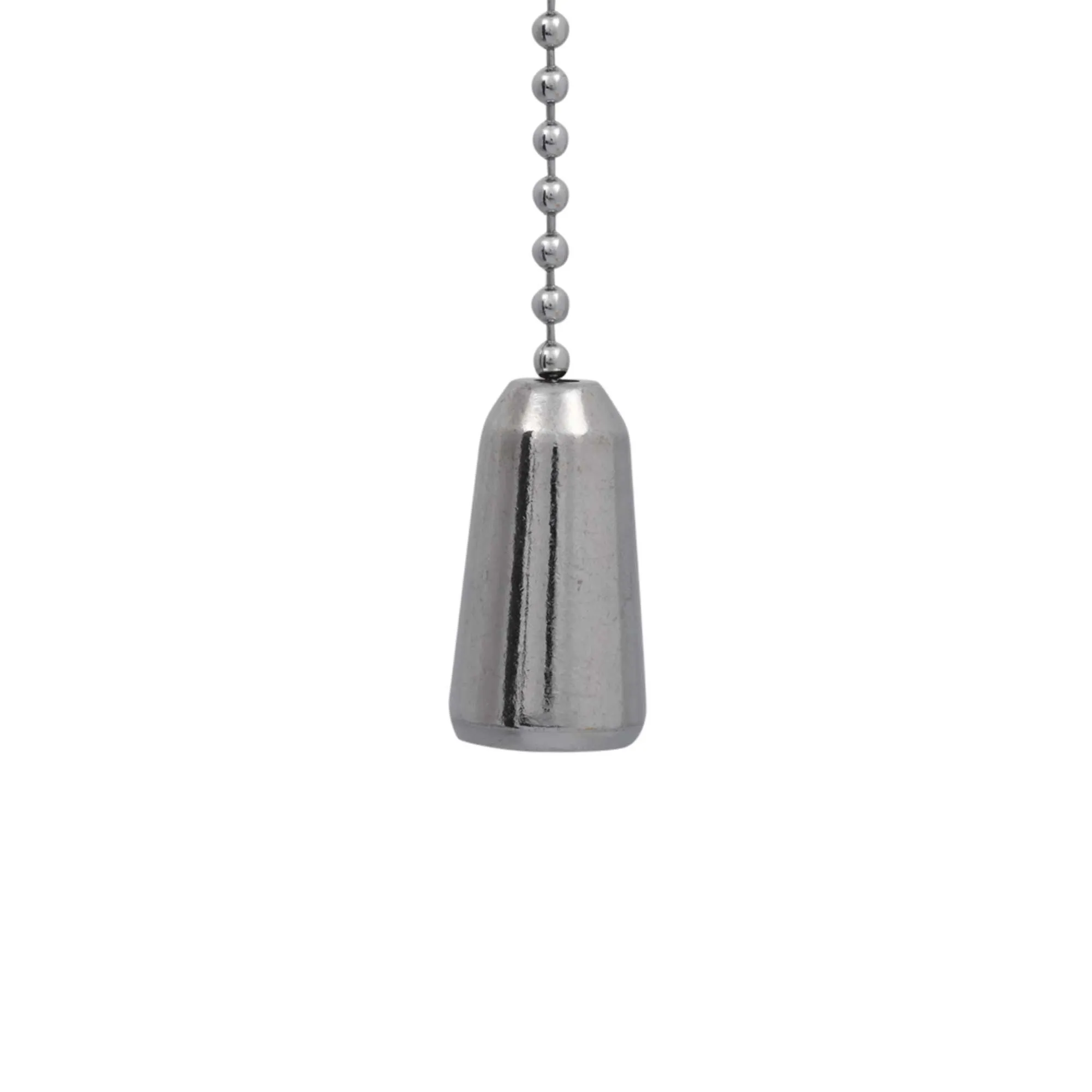 ElekTek Light Pull Chain Chrome Pendant With 80cm Matching Chain Toggle Small Cylinder