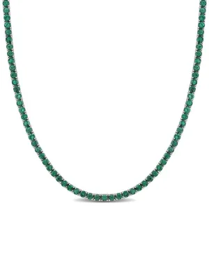 Emerald Tennis Necklace