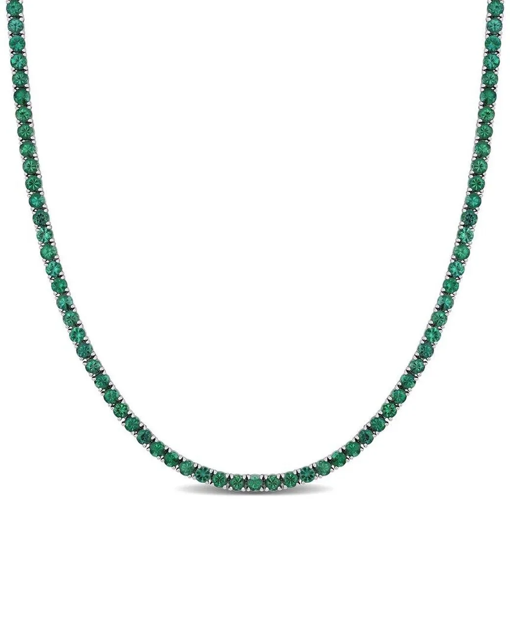 Emerald Tennis Necklace
