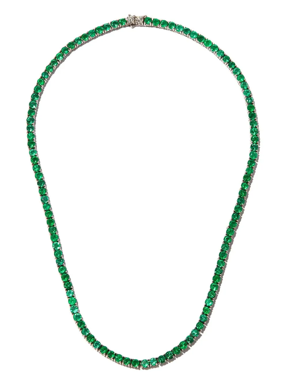 Emerald Tennis Necklace